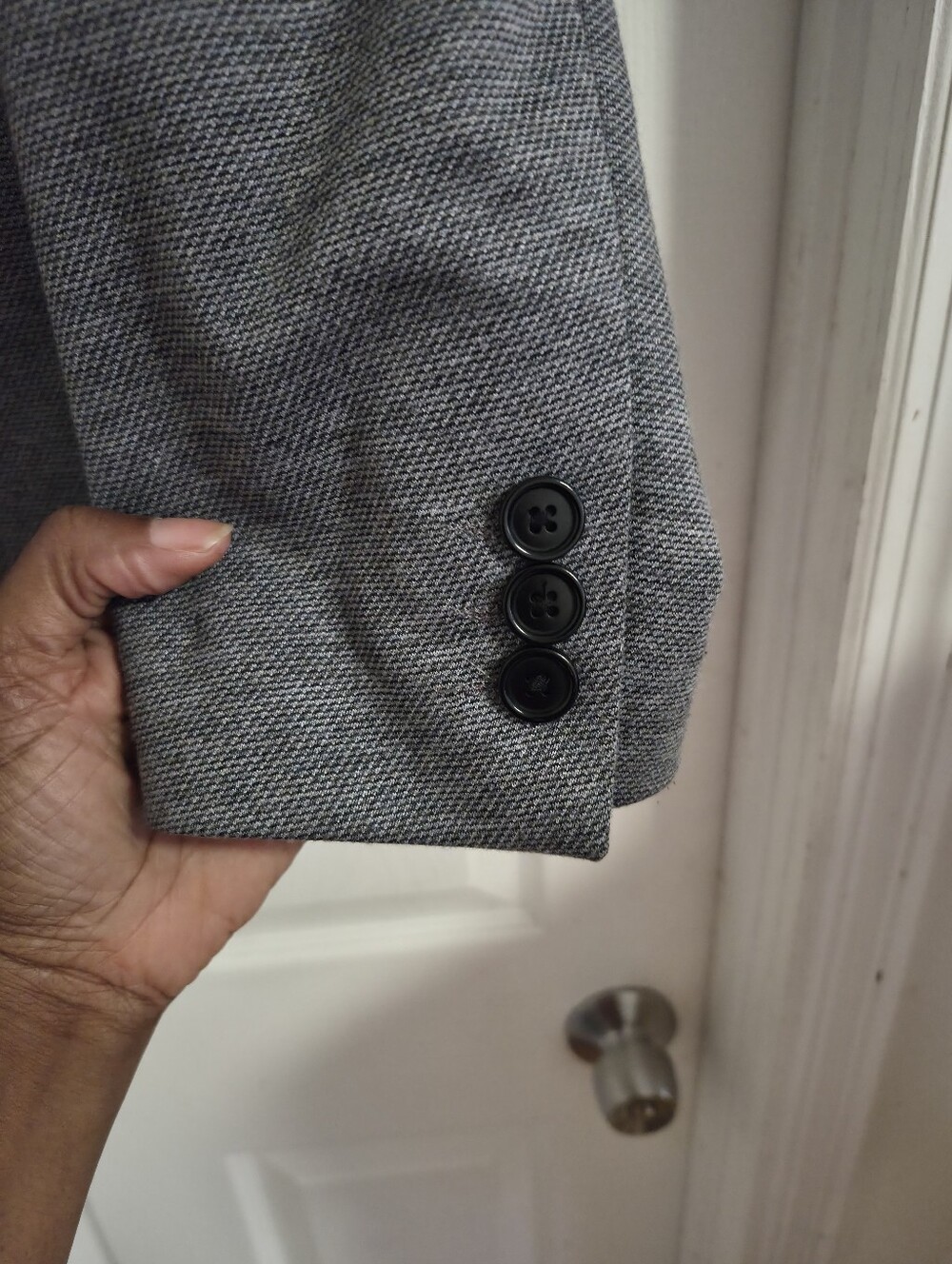 Frank & Oak Laurier Fit Gray Blazer Men's 38 Tailored Sport Coat Business Casual - Picture 4 of 9